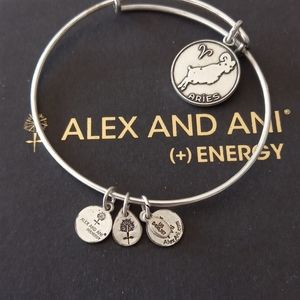 Alex and Ani Aries silver bracelet. NWT